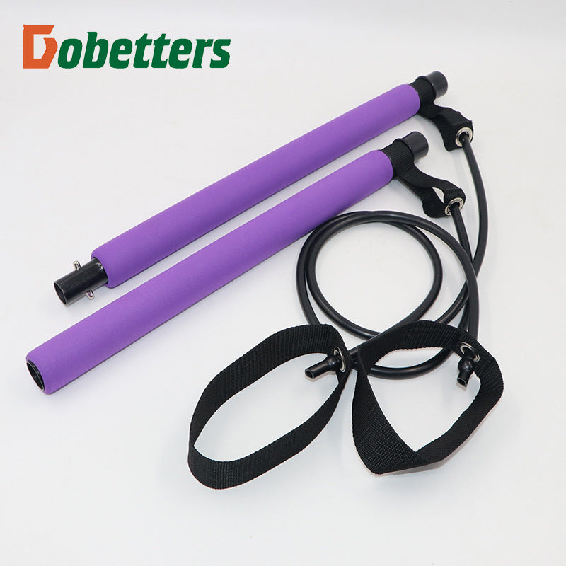 Multifunctional Pilates Stick Yoga Rally Rod Chest Expansion Arm Yoga Rod Pilates Bar Fitness Rod Manufacturer
