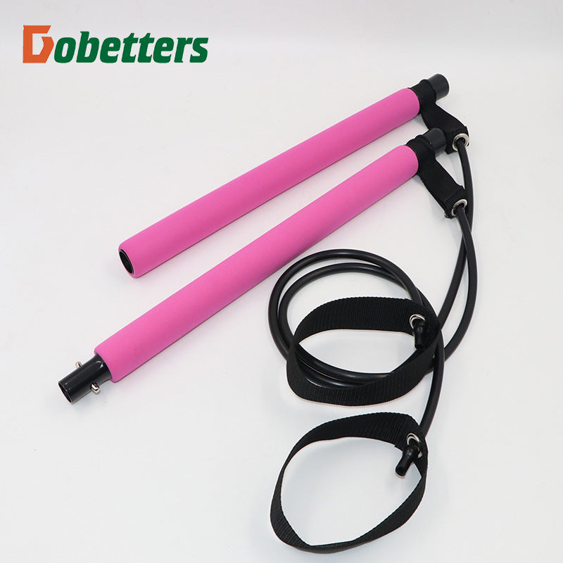 Multifunctional Pilates Stick Yoga Rally Rod Chest Expansion Arm Yoga Rod Pilates Bar Fitness Rod Manufacturer