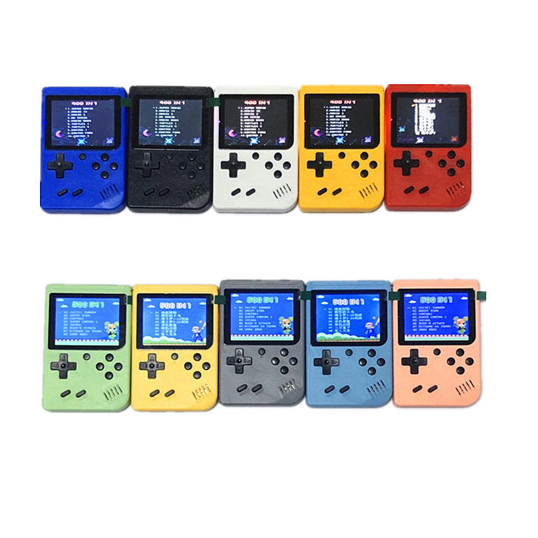 Handheld game console 400 in one Sup retro macaron game console 500 doubles tetris game console