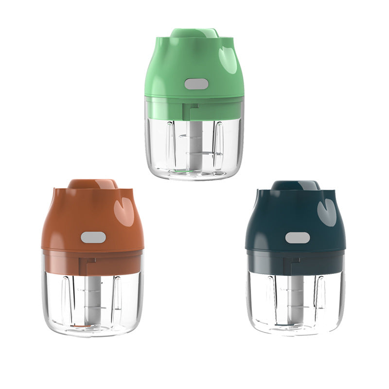 mini cooking machine USB charging wireless garlic machine garlic masher electric garlic chopper cutter