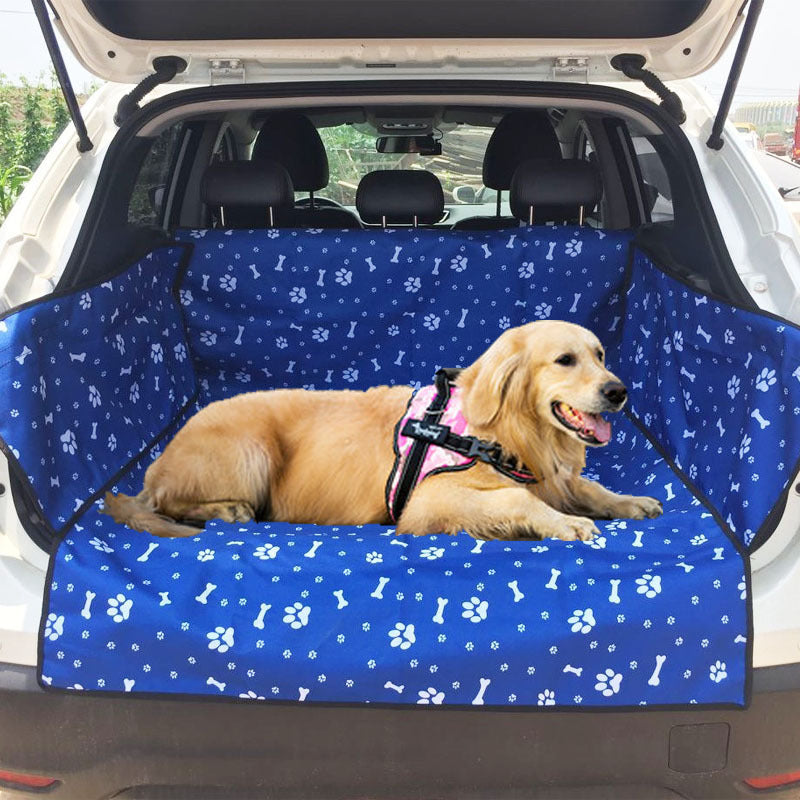 Amazon hot selling car pet mat trunk waterproof seat cushion dog supplies pet car mat dog mat