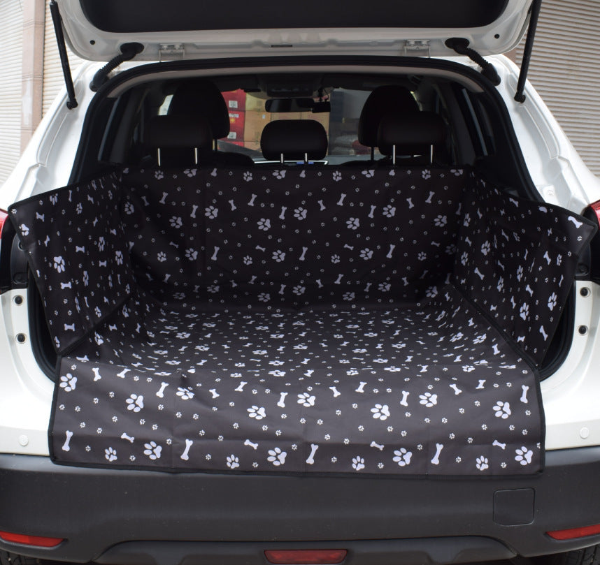 Amazon hot selling car pet mat trunk waterproof seat cushion dog supplies pet car mat dog mat