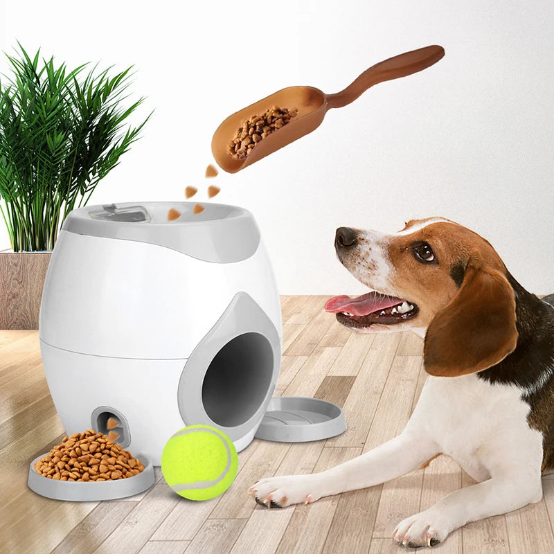 New Pets dogs accessories feeder Interesting things toys ball catapult Interactive dog toy tennis ball launcher machine games