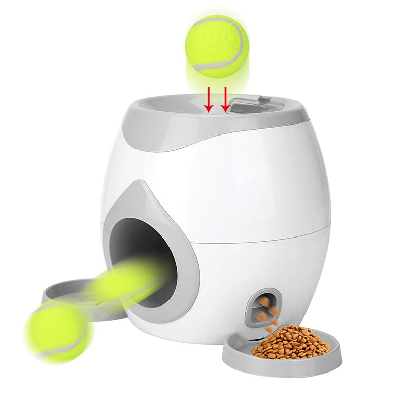 New Pets dogs accessories feeder Interesting things toys ball catapult Interactive dog toy tennis ball launcher machine games