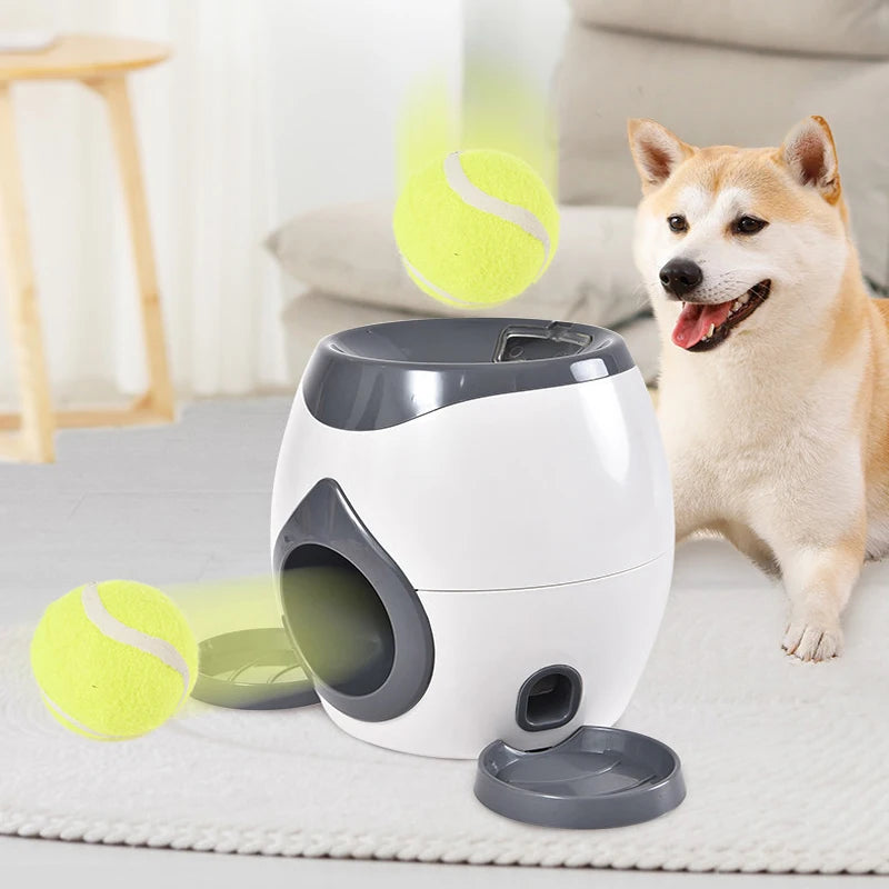 New Pets dogs accessories feeder Interesting things toys ball catapult Interactive dog toy tennis ball launcher machine games