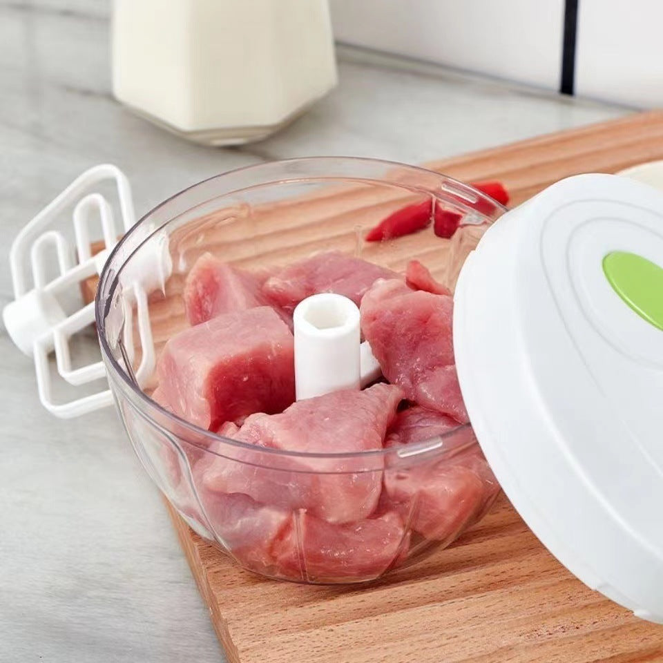 Kitchen household garlic puller, hand-pulled garlic peeler, large-capacity minced meat machine, garlic crusher