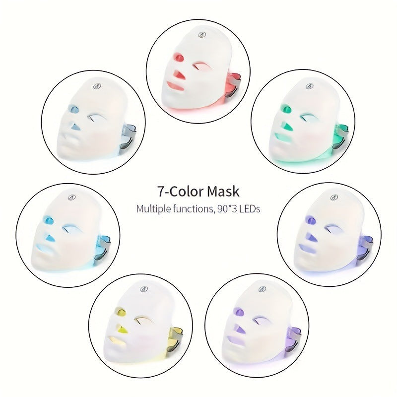 Photon skin rejuvenation instrument mask beauty instrument home facial mask instrument facial beauty salon special instrument color light