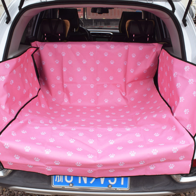 Amazon hot selling car pet mat trunk waterproof seat cushion dog supplies pet car mat dog mat